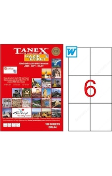 Tanex Tw-2303 105 MM X 99 MM 100 Sayfa Lazer