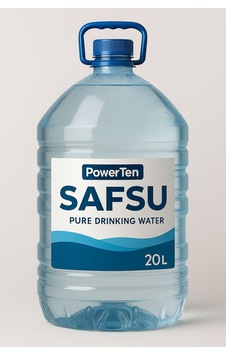 Saf Su 20 Litre Akü, Ütü Ve Buhar Makinesi Uyumlu Şeffaf