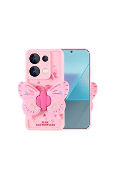 Xiaomi Poco M6 Pro 4g Kılıf Kamera Korumalı Figür Tasarımlı Zore Kapya Kapak Pembe Açık Xiaomi Poco M6 Pro 4g Kılıf Kamera Korumalı Figür Tasarımlı Zore Kapya Kapak Pembe Açık