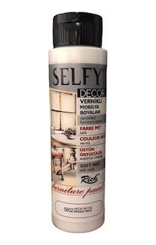 Rich Boya Selfy Decor Vernikli Boya Beyaz 500 Cc Rich Boya Selfy Decor Vernikli Boya Beyaz 500 Cc