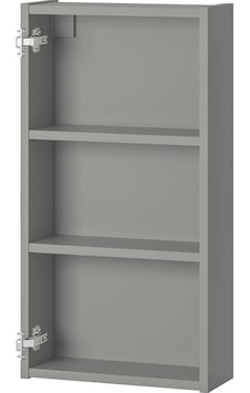 Banyo Duvar Dolabı İskeleti, Gri, 40x15x75 Cm Gri Banyo Duvar Dolabı İskeleti, Gri, 40x15x75 Cm Gri