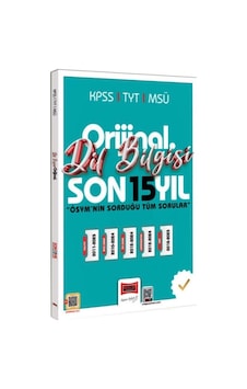 Yargı Yayınları 2026 Kpss Tyt Msü Orijinal Dil Bilgisi Son 15 Yıl Çıkmış Sorular Yargı Yayınları 2026 Kpss Tyt Msü Orijinal Dil Bilgisi Son 15 Yıl Çıkmış Sorular