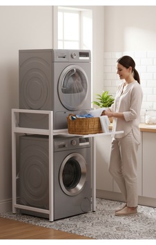 Çamaşır Sepeti Çekmeceli Çamaşır Makinası Ve Kurutma Makinası Rafı Makina Üstü Banyo Düzenleyici Raf Bej Çamaşır Sepeti Çekmeceli Çamaşır Makinası Ve Kurutma Makinası Rafı Makina Üstü Banyo Düzenleyici Raf Bej