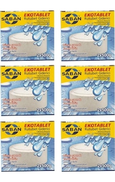 Nem Alıcı Rutubet Giderici Yedek Tablet 6'Lı 2 X 500 Gram Natural