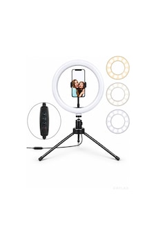 Ring Light 10 İnç Led Işıklı Telefon Tutucu Masa Ayaklı Tiktok Youtube Çekim Işığı Ring Light 10 İnç Led Işıklı Telefon Tutucu Masa Ayaklı Tiktok Youtube Çekim Işığı