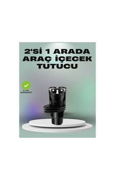 Araba Çift Bardak Tutucu 360 Dönebilen İkisi Bir Arada Ayarlanabilir - Hs08378313-1532