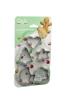 Qlux L-00155 Bisküvi Kurabiye Kalıp 5 Adet Metal Diğer Qlux L-00155 Bisküvi Kurabiye Kalıp 5 Adet Metal Diğer