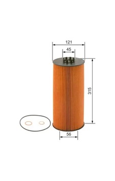 Bosch 09864b7010 Yag Filtresi 0000687101 00687100 0687100 Bosch 09864b7010 Yag Filtresi 0000687101 00687100 0687100