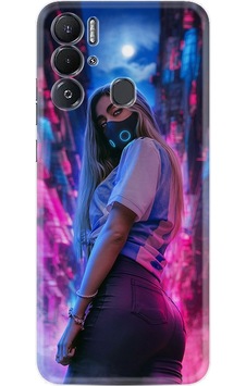 Tecno Pova Neo Kilif Silikon Desen Mask Girl 1659 557179285 Tecno Pova Neo Kilif Silikon Desen Mask Girl 1659 557179285