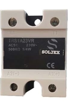 Soljex Trs1a23vr40 ,20v..220v/40a Pot 1-faz Ssr Soljex Trs1a23vr40 ,20v..220v/40a Pot 1-faz Ssr