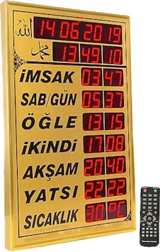 Lastvoice Vakitmatik Büyük Boy Dijital Cami İmsakiyesi Lastvoice Vakitmatik Büyük Boy Dijital Cami İmsakiyesi