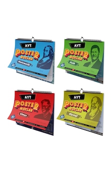 AYT Fizik-Kimya-Biyoloji-Matematik Sayısal Poster Notları Seti KR Akademi Yayınları AYT Fizik-Kimya-Biyoloji-Matematik Sayısal Poster Notları Seti KR Akademi Yayınları