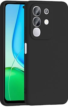 Vivo Y29 4g Kılıf Kamera Korumali Mara Lansman Kapak Siyah Vivo Y29 4g Kılıf Kamera Korumali Mara Lansman Kapak Siyah
