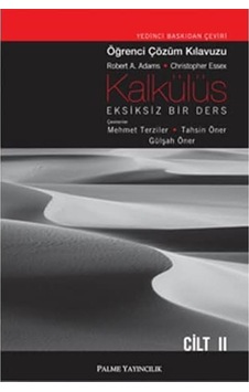 Kalkülüs Eksiksiz Bir Ders: Öğrenci Çözüm Klavuzu Cilt Iı Kalkülüs Eksiksiz Bir Ders: Öğrenci Çözüm Klavuzu Cilt Iı