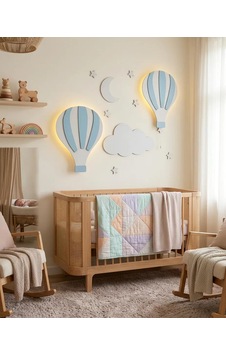 Led Işıklı Balon Seti Çok Renkli