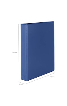 Evrak Sunum Klasörü A5 PVC 3 CM 4 Halkalı 200 Yaprak19,5 x 23 CM