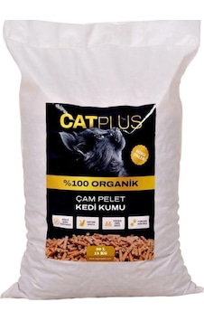 Catplus Organik Çam Peleti Kedi Kumu 6 MM 30 L 15 KG Catplus Organik Çam Peleti Kedi Kumu 6 MM 30 L 15 KG
