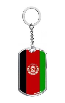 Afganistan Ülke Anahtarlık Metal