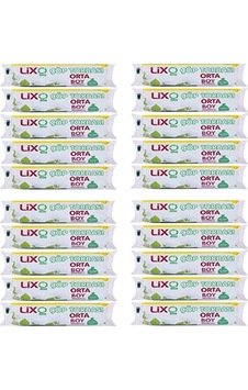 Lixo Orta Boy Çöp Torbası 55 x 60 Cm 20 li Rulo x 20 Paket 400 Ad Lixo Orta Boy Çöp Torbası 55 x 60 Cm 20 li Rulo x 20 Paket 400 Ad