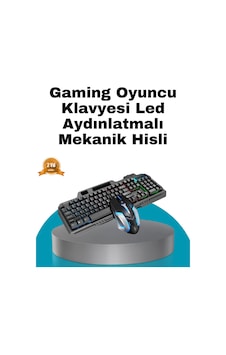 Mekanik Seti Led Işıklandırma Ve Ergonomik Mouse Mekanik Seti Led Işıklandırma Ve Ergonomik Mouse
