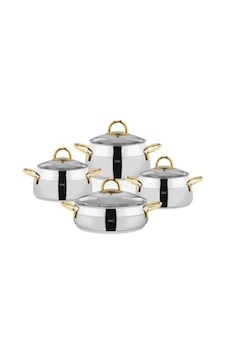 Taç Miranda 8 Parça Çelik Çeyiz Seti Gold Tac-4719 Taç Miranda 8 Parça Çelik Çeyiz Seti Gold Tac-4719