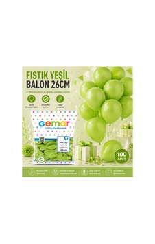 İç Mekan - Fıstık Yeşil Balon 10 Inc - 26cm - 100pcs Bx40 Diğer İç Mekan - Fıstık Yeşil Balon 10 Inc - 26cm - 100pcs Bx40 Diğer