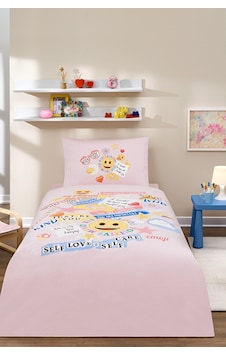 Nevresim Takımı Fitted Car Ranforce Tek Kişilik Pembee Emojı Cute Pembe Nevresim Takımı Fitted Car Ranforce Tek Kişilik Pembee Emojı Cute Pembe