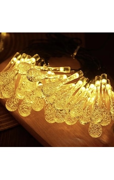 7m 50 Led Damla 8 Fonksiyonlu Solar Panelli-gün Işığı 7m 50 Led Damla 8 Fonksiyonlu Solar Panelli-gün Işığı