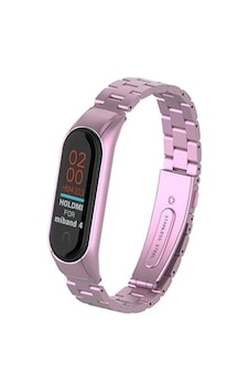 Newface - 401 - Xiaomi Mi Band 4 Metal Baklalı Kordon - Csmo-tex - - Rose Newface - 401 - Xiaomi Mi Band 4 Metal Baklalı Kordon - Csmo-tex - - Rose