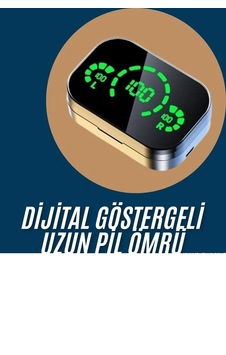 2025 Model Bluetooth Kulaklık Telefon Şarj Edebilen Çağrı Cevaplama Dijital Göstergeli - 8912733326512