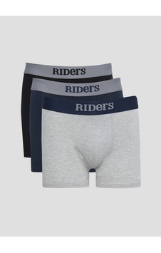 Riders By Lee Regular Fit Çok Renkli Erkek 3'lü Boxer L0039858-900 Riders By Lee Regular Fit Çok Renkli Erkek 3'lü Boxer L0039858-900