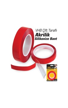 Sgs 2519 Silikonize Çift Taraflı Bant 24 MM x 1 M Sgs 2519 Silikonize Çift Taraflı Bant 24 MM x 1 M