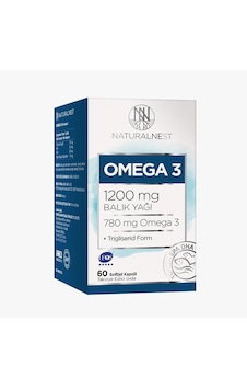 Naturalnest Omega 3 1200 Mg Balık Yağı 60 Kapsül