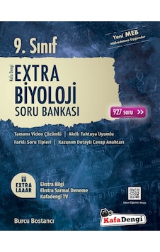 Kafa Dengi Yayınları 9. Sınıf Extra Biyoloji Soru Bankası Kafa Dengi Yayınları 9. Sınıf Extra Biyoloji Soru Bankası