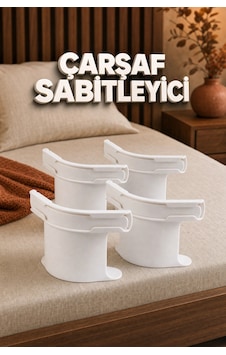 4'lü Çarşaf Sabitleme Aparatı Nevresim Tutucu Yatak Kenarı Pratik Set 150 Mm 4'lü Çarşaf Sabitleme Aparatı Nevresim Tutucu Yatak Kenarı Pratik Set 150 Mm