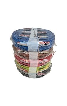 100 Metre H07v-u Kablo - 1x2,5 Mm² %100 Bakır