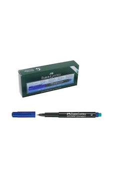 Faber-Castell Mavi S Permanent Asetat Kalemi Cd Kalemi 10 adet Mavi Faber-Castell Mavi S Permanent Asetat Kalemi Cd Kalemi 10 adet Mavi