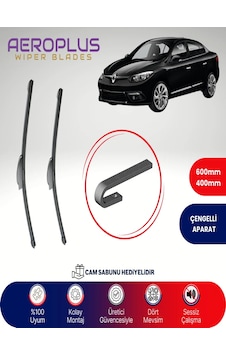 Aeroplus Renault Fluence Muz Silecek Takımı 2009-2020 Aeroplus Renault Fluence Muz Silecek Takımı 2009-2020