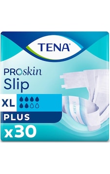 Tena Proskin Slip Plus 6 Damla Belbantlı Hasta Bezi Extra Büyük Boy XL 30'Lu Tena Proskin Slip Plus 6 Damla Belbantlı Hasta Bezi Extra Büyük Boy XL 30'Lu