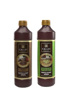 Callei 2'li Waffle Sos Avantaj Paketi Antep Fıstık Sütlü Çikolata Callei 2'li Waffle Sos Avantaj Paketi Antep Fıstık Sütlü Çikolata