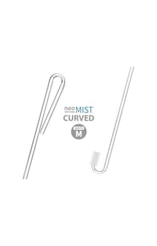 Aquario Co2 Diffuser Mist Curved M White