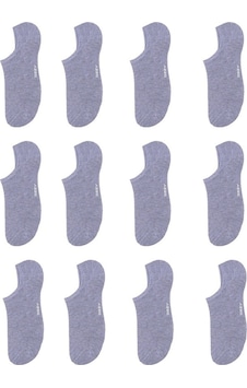 Ozzy Socks 12 Çift Kadın Gri Bambu Görünmez (Sneaker) Spor Ayakkabı Çorap Gri Ozzy Socks 12 Çift Kadın Gri Bambu Görünmez (Sneaker) Spor Ayakkabı Çorap Gri