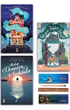 Genç Timaş Saatçilerin Tehlikeli Yolculuğu - Şapkacılar - Parlak Denizin Ardında Set 3 Kitap Genç Timaş Saatçilerin Tehlikeli Yolculuğu - Şapkacılar - Parlak Denizin Ardında Set 3 Kitap