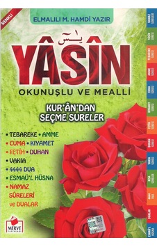 Yasin Okunuşlu ve Mealli Kurandan Seçme Sureler Orta Boy Yeşil Yasin Okunuşlu ve Mealli Kurandan Seçme Sureler Orta Boy Yeşil