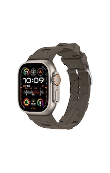 Apple Uyumlu Watch Ultra Ultra 2 49mm Krd-92 Metal Tokalı Silikon Kordon Apple Uyumlu Watch Ultra Ultra 2 49mm Krd-92 Metal Tokalı Silikon Kordon
