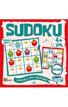 Çocuklar İçin Sudoku - Boyama 4+Yaş- Dokuz Yayınları