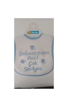 My Baby Kumsal Su Geçirmez Babaannem Beni Çok Seviyor Baskılı Bebek Mama Önlüğü My Baby Kumsal Su Geçirmez Babaannem Beni Çok Seviyor Baskılı Bebek Mama Önlüğü