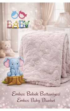 Welsoft Premium Bebek Battaniyesi 100x120 CM Özel Çantası İle Hediye İçin Uygundur Gri