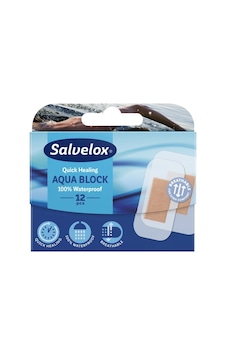 Salvelox Aqua Block Su Geçirmez Hızlı Yara Bandı 12 Adet Salvelox Aqua Block Su Geçirmez Hızlı Yara Bandı 12 Adet