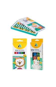 Adel Kalemcilik Suluboya+pastel Boya+kuru Boya 3lü Set Adel Kalemcilik Suluboya+pastel Boya+kuru Boya 3lü Set